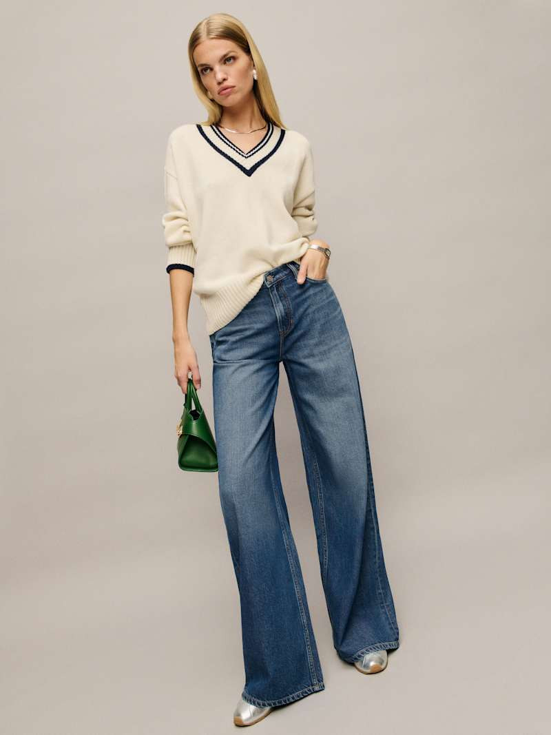 Jean large baggy en toile légère Rui | Reformation (Global)