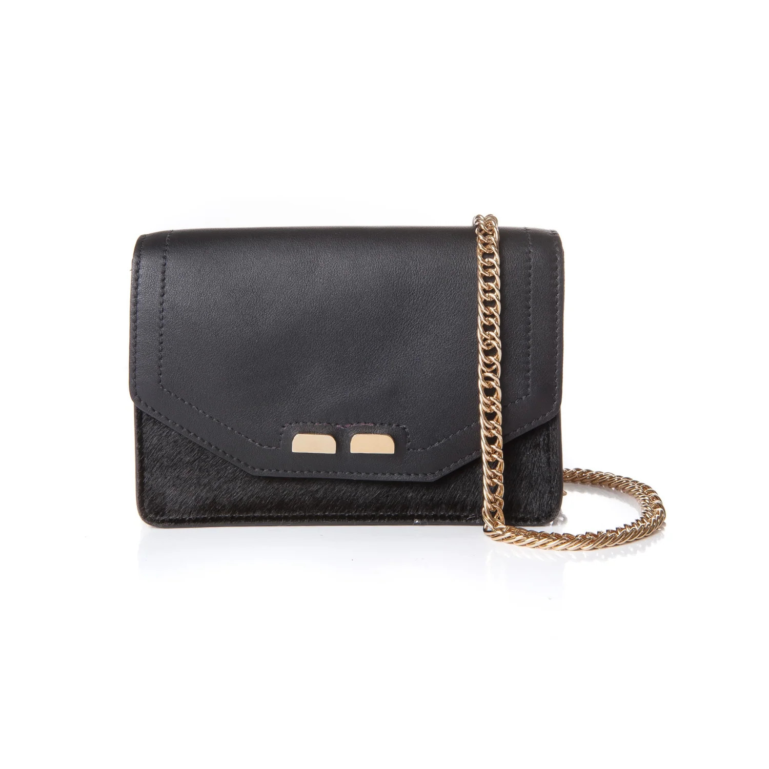 Samuel in Black and Black Calf Hair | BENE