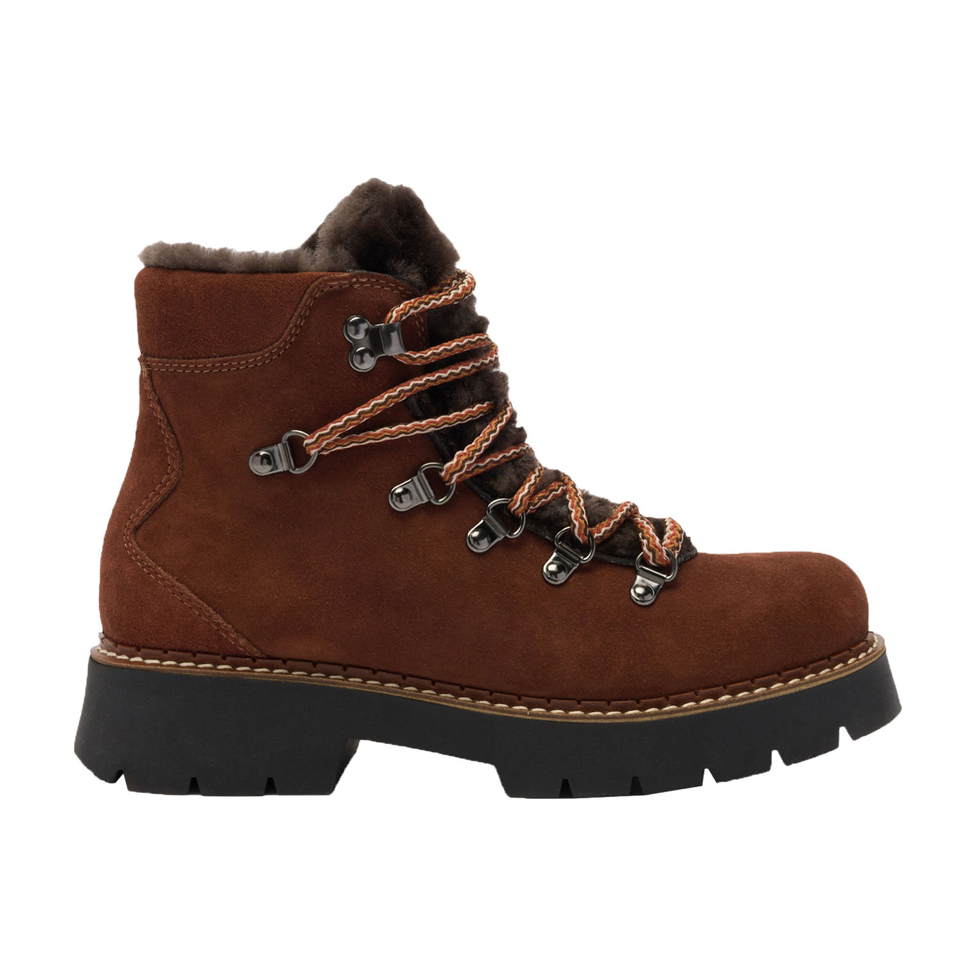 RUSSELL & BROMLEY Bowston Hiking Fur Lined Boots - Brown | Brown Thomas (IE)