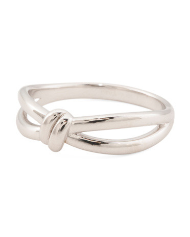 Sterling Silver Love Knot Ring | TJ Maxx
