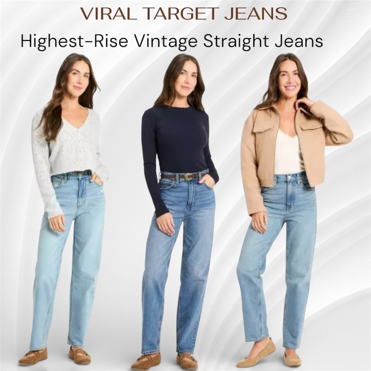 Trending now: Women's Highest-Rise Vintage Straight Jeans - Universal Thread brand from Target. Selling out fast  



Target jeans, vintage jeans, trending jeans, viral jeans 

#LTKFindsUnder50 #LTKSeasonal #LTKootd

#LTKOver40 #LTKU
