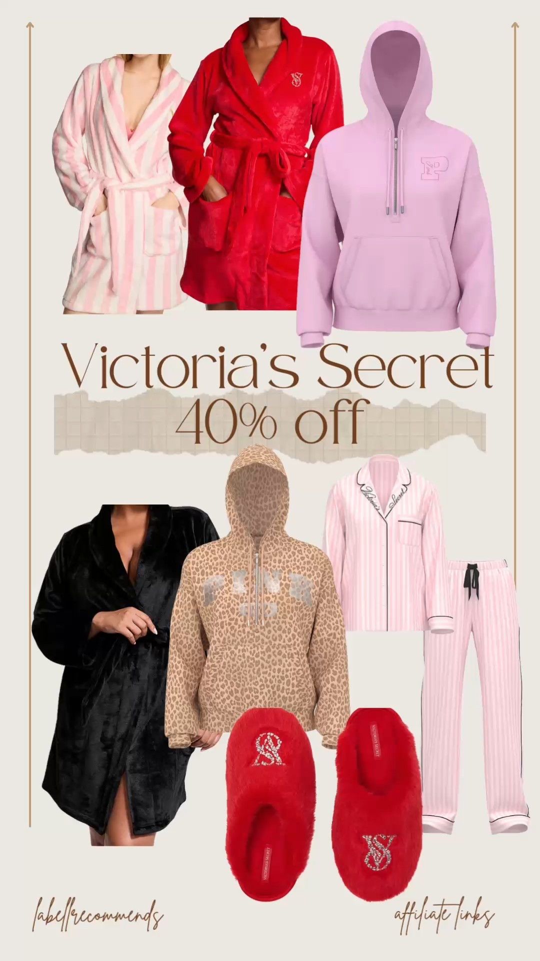 Victoria’s Secret is 40% off right now and the cozy girl essentials are selling fast. If you’ve been eyeing new robes, plush slippers or soft hoodies for winter, this is the time to grab them. Linking my favorites on LTK so you can shop the best VS loungewear deals before they’re gone.
Great gifts for sister, moms, teens, tweens, and friends

victorias secret sale, victorias secret 40 off, victorias secret robe, cozy robe women, fleece robe women, victorias secret hoodie, oversized hoodie women, loungewear sale, winter loungewear, plush slippers women, fuzzy slippers women, cozy gifts for her, comfy outfit ideas, holiday gift ideas women, best loungewear deals, gift guide for her 

#giftsforher #victoriassecret #affordablegiftsforher

#LTKGiftGuide #LTKSaleAlert #LTKActive