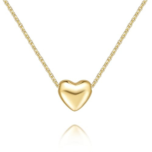 Gold Necklace for Women 14K Gold Pendant Necklaces for Women Charm Beauty Elegance and A Hint of ... | Amazon (US)