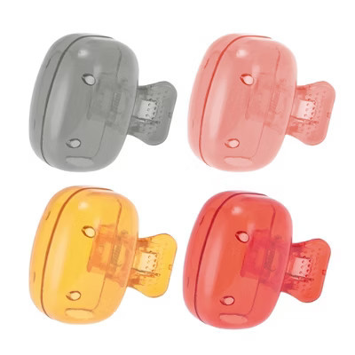 Unique Bargains Lightweight Fish-Shaped Toothbrush Covers Gray, Pink, Orange, Red 4 Pcs | Target