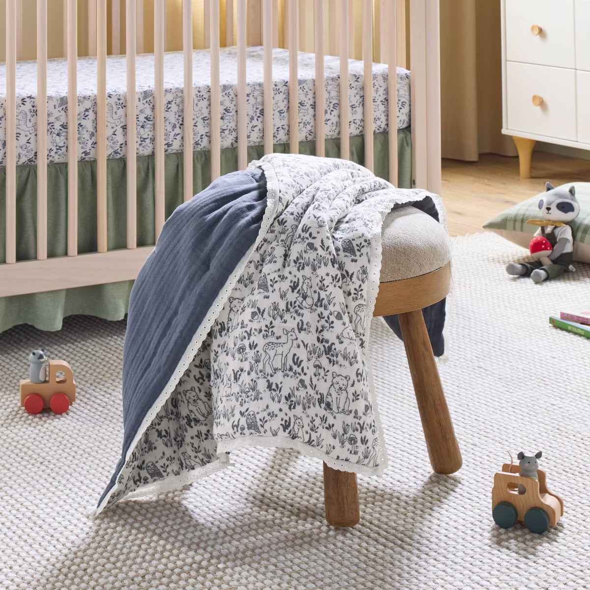 Reversible Muslin Baby Blanket - Hearth & Hand™ with Magnolia | Target