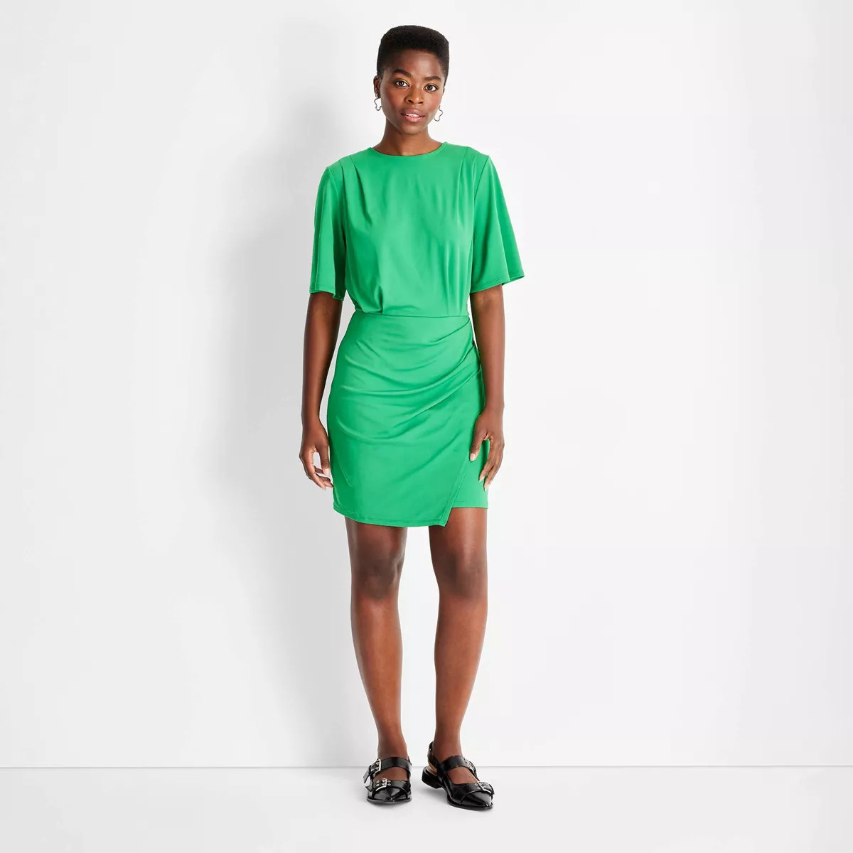 Women's Short Sleeve Mini T-Shirt Dress - Future Collective | Target