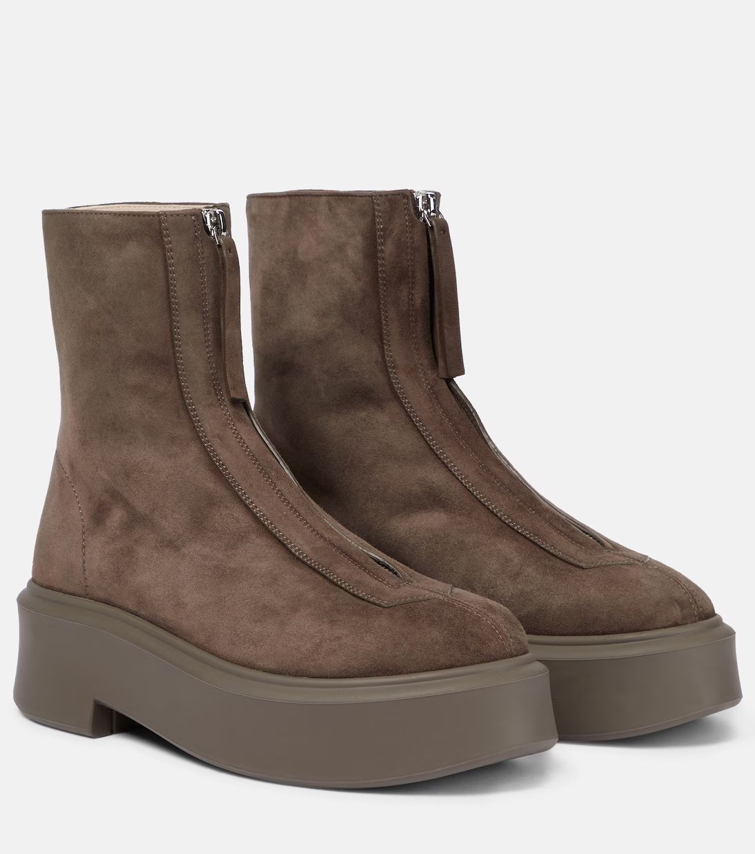 Zipped Boot 1 suede boots | Mytheresa (US/CA)