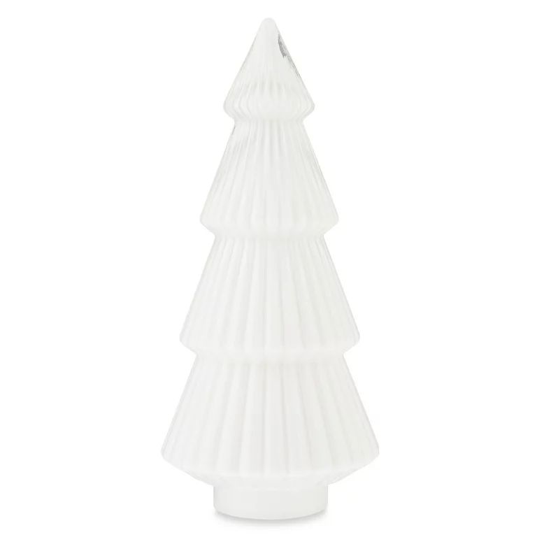 My Texas House White Glass Tree Decoration, 12.4" - Walmart.com | Walmart (US)
