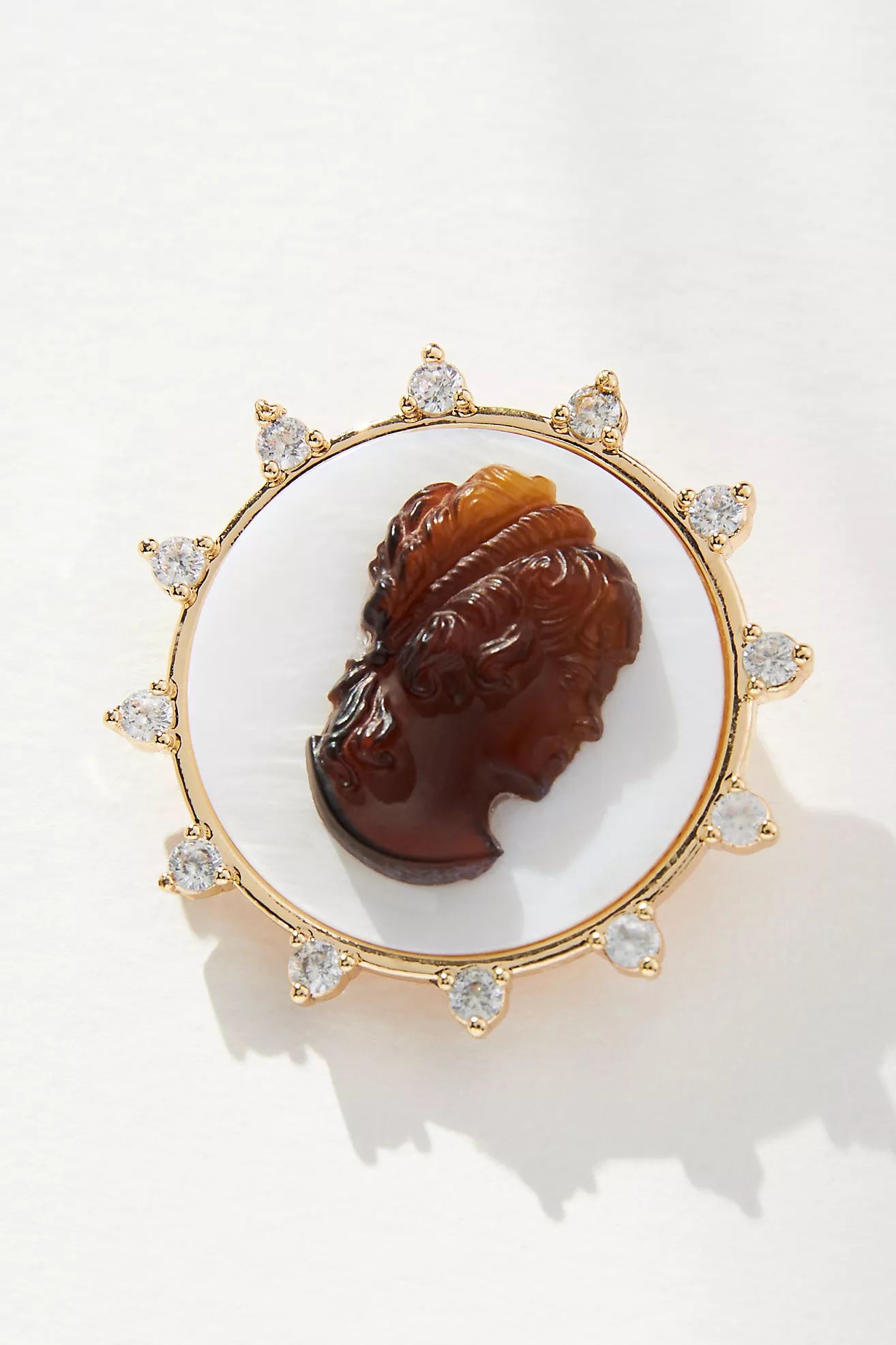 The Restored Vintage Collection: Silhouette Brooch | Anthropologie (US)