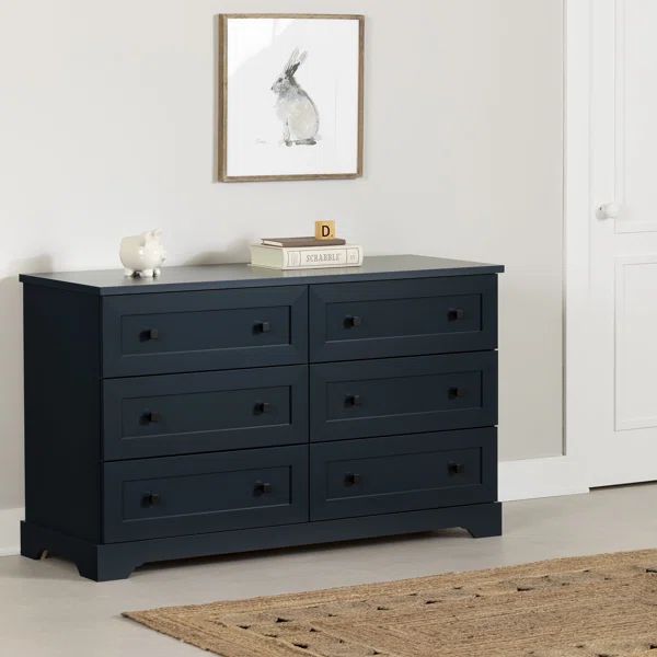 Knopf 52'' Wide 6 - Drawer Double Dresser | Wayfair North America