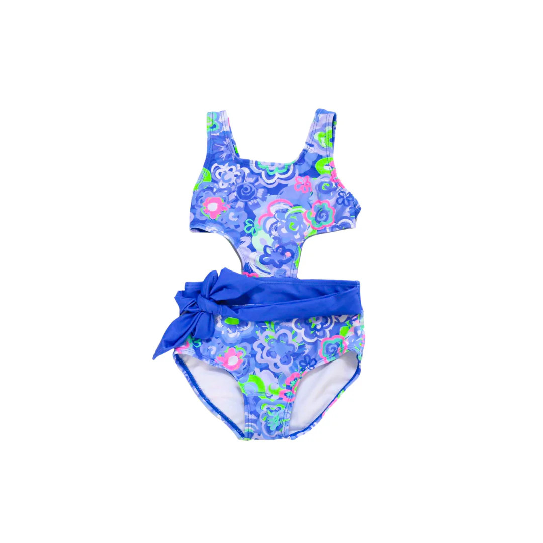 Molokai Meadows One Piece Swimsuit | Blueberry Bay Swimwear