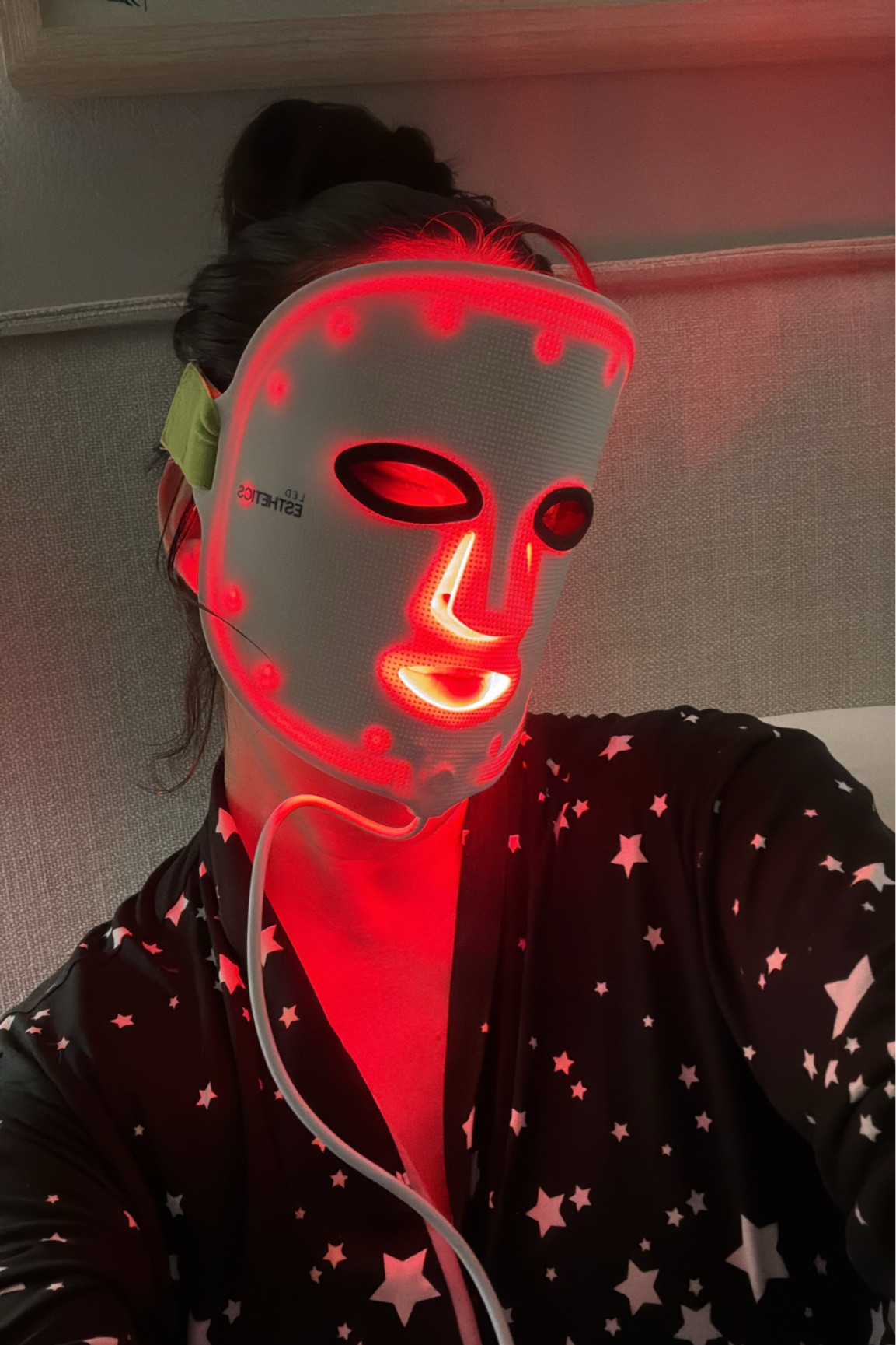 I’ve been loving my led esthetics glotech mask. It helps reduce wrinkles, fade sun damage, improve skin texture, tighten loose skin and transform your natural radiance. 
The red and blue infrared light delivers dramatic results in just 10 minutes a day. #LTKStyleTip

#LTKOver40 #LTKBeauty