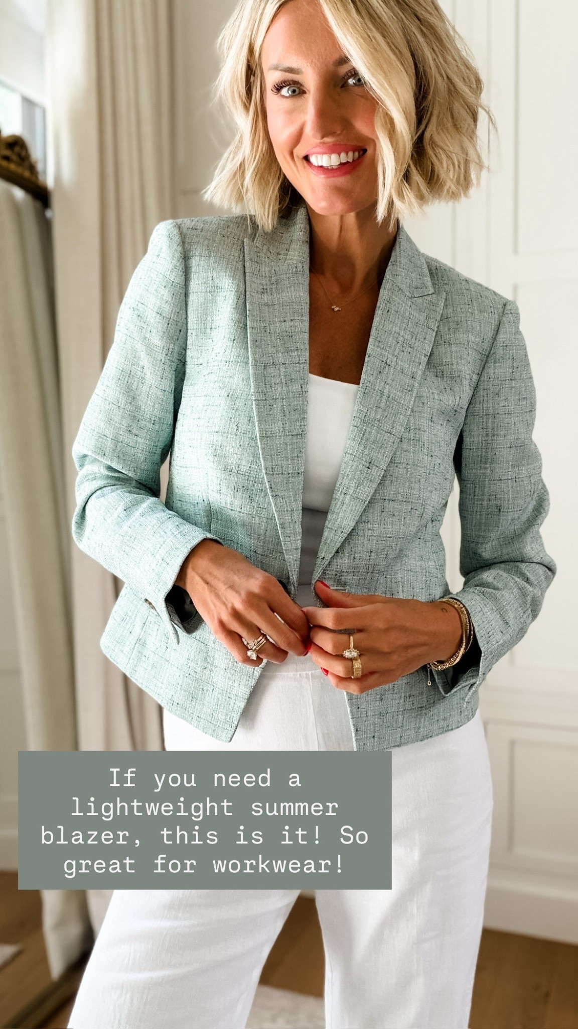 Loving the color of this blazer 😍 great time to grab this piece while it’s on sale! Wearing size 0.

Loverly Grey, Ann Taylor, women’s blazer, summer workwear, sale alert

#LTKootd #LTKWorkwear #LTKSaleAlert