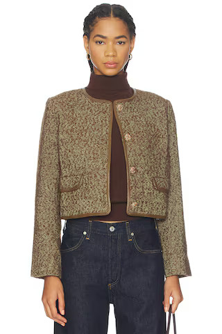 ASTR the Label Chiara Jacket in Brown Multi from Revolve.com | Revolve Clothing (Global)