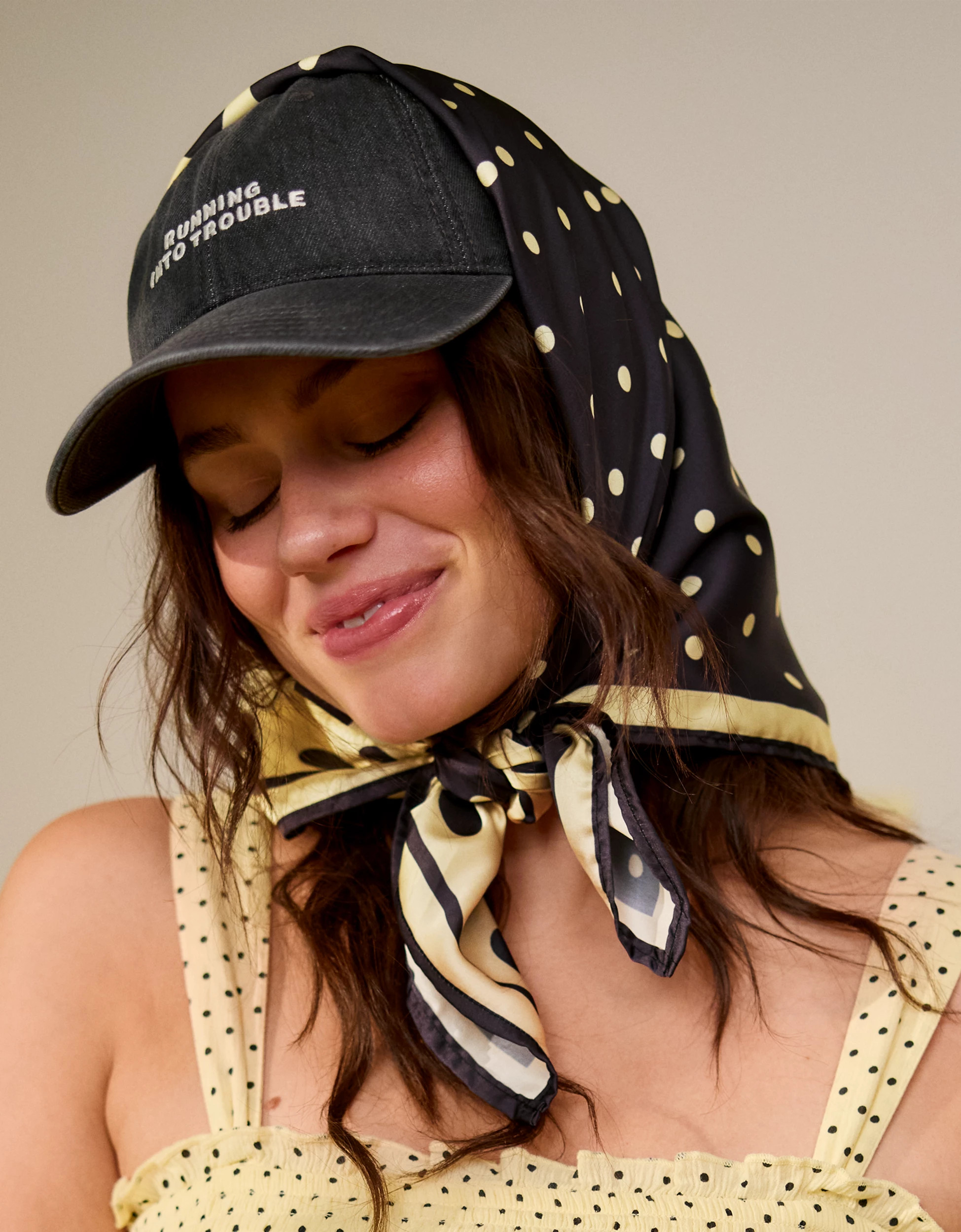 Aerie Satin Headscarf and Scrunchie | Aerie