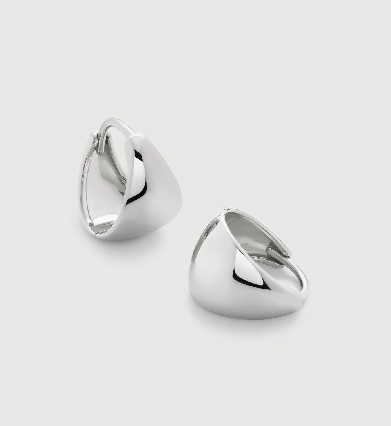 Tapered Huggie Earrings | Monica Vinader (US)