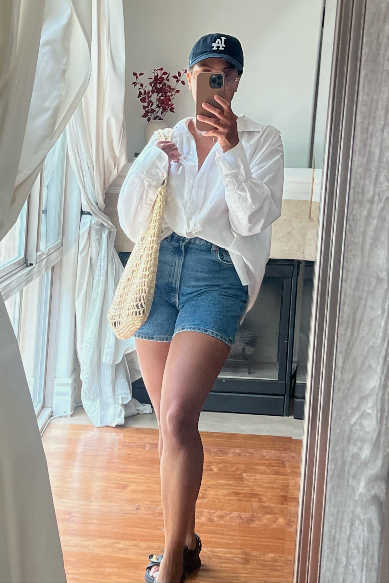 Simple, chic, easy outfit. One of my go-to summer errands outfit. Oversized (XL) cotton button down and “mom shorts”.

Also, check out this Prada inspired bag I found on Amazon! Click the links below. 

#LTKSeasonal #LTKitbag #LTKFind