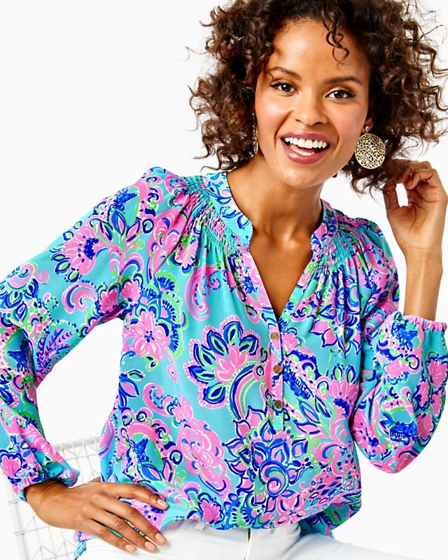 Elsa Silk Top | Lilly Pulitzer | Lilly Pulitzer