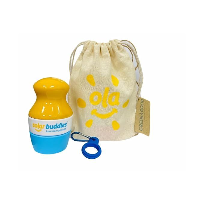 Blue Bag Bundle Solar Buddies Refillable Roll On Sunscreen Suncream Applicator Bag Bundle With Ap... | Amazon (US)