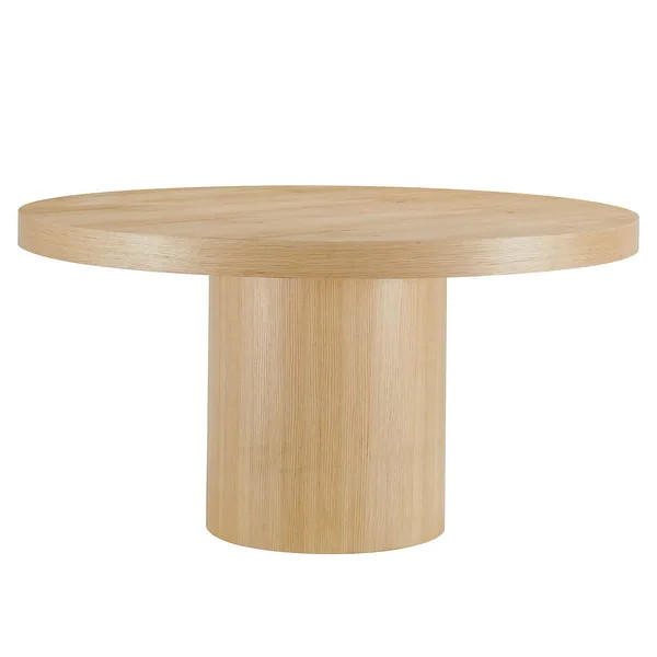 Gratify 60" Round Dining Table - Overstock - 36717440 | Bed Bath & Beyond