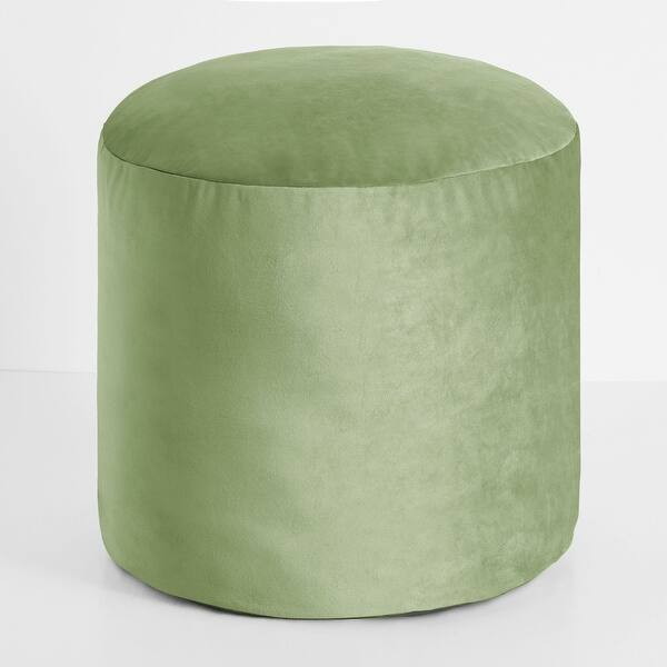 Sorra Home Solid Velvet Indoor Bean Pouf - Bed Bath & Beyond - 39871224 | Bed Bath & Beyond