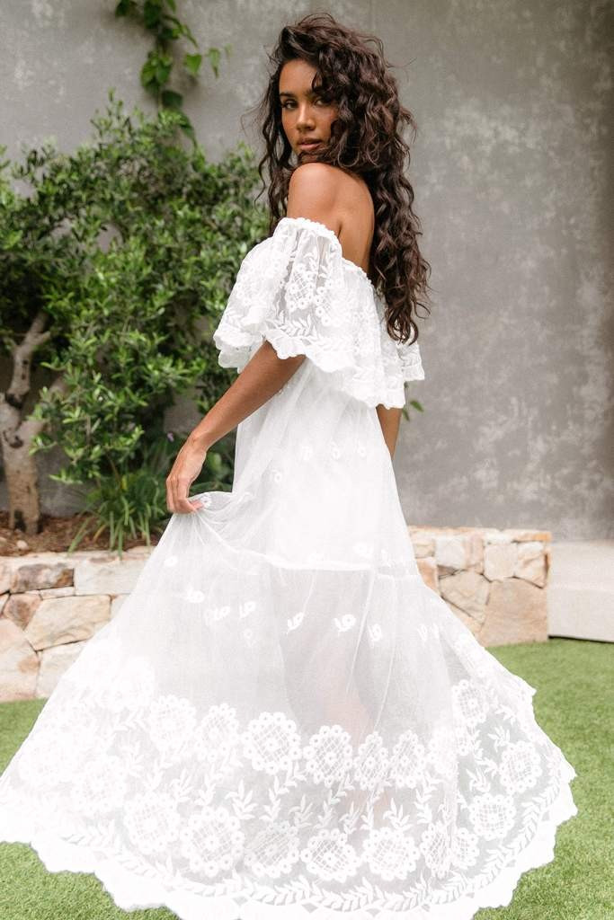 Peckar Dress - White | Petal & Pup (US)