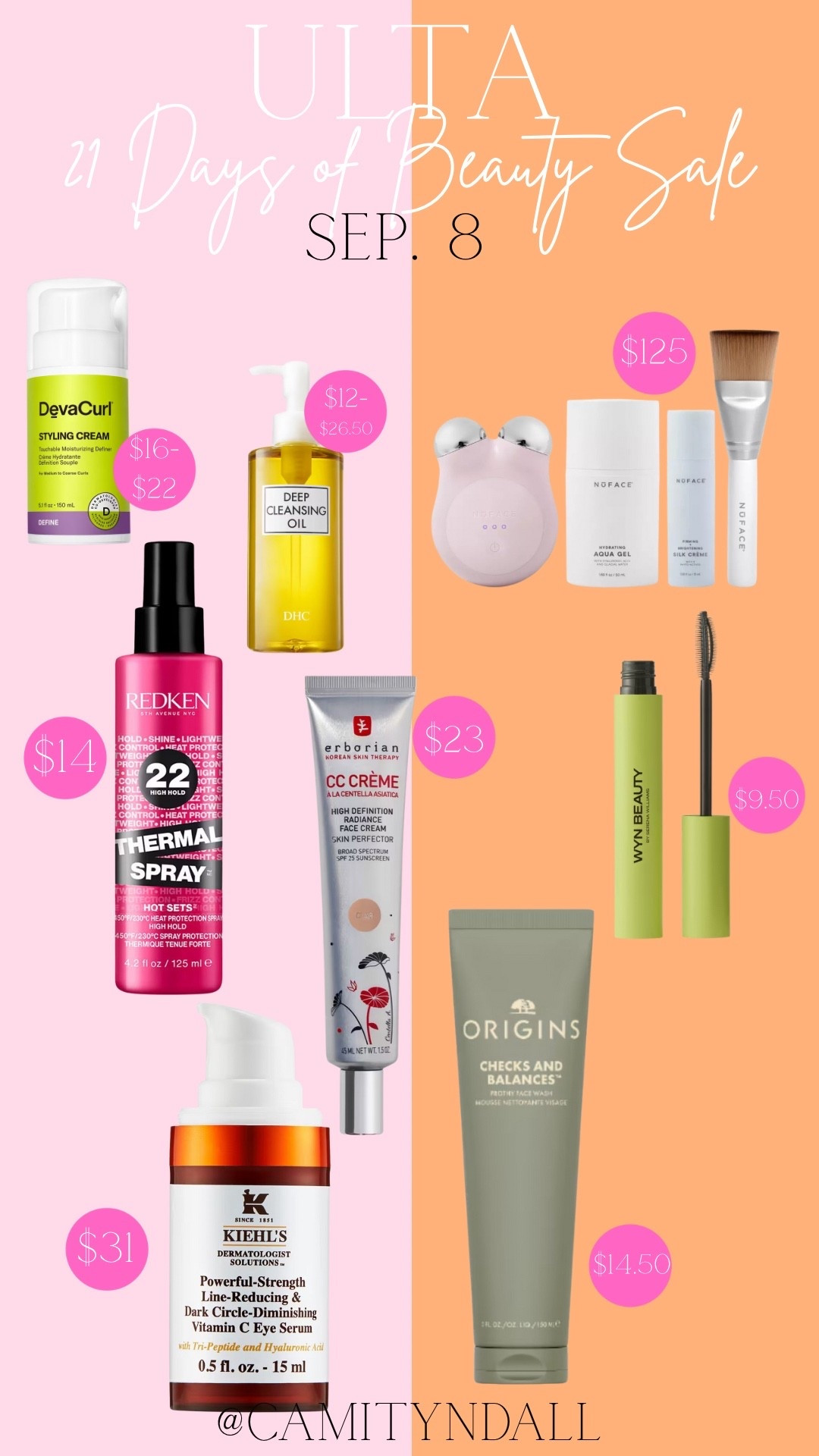 Ulta 21 days of Beauty Sale! 50% off! 
9/8! 

#LTKSaleAlert #LTKFindsUnder50 #LTKBeauty