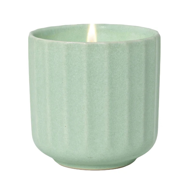 Better Homes and Gardens 1-Wick Fluted Jar Candle, Mandarin Basil, 8 oz | Walmart (US)
