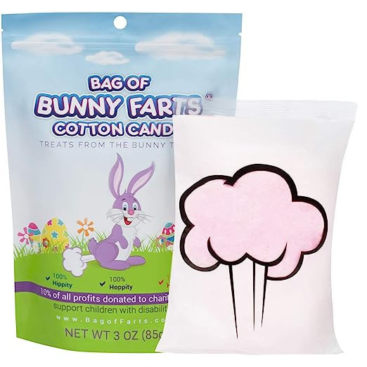 Easter Bunny Cotton Candy Funny Easter Basket Stuffer for All Ages Unique Birthday for Friends, M... | Amazon (US)
