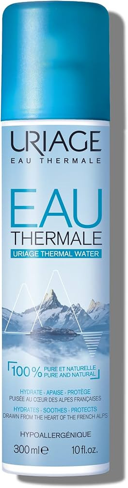 Uriage Face Mist Thermal Water, 100% Pure & Natural, + 32% of Hydratation after 1 hour, hydrates,... | Amazon (US)