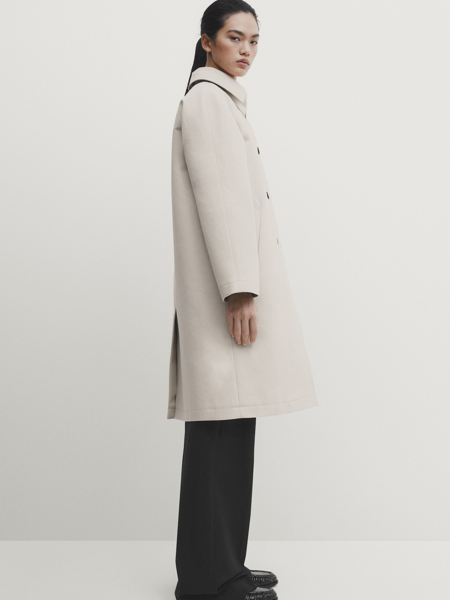 2-layer trench coat | Massimo Dutti US