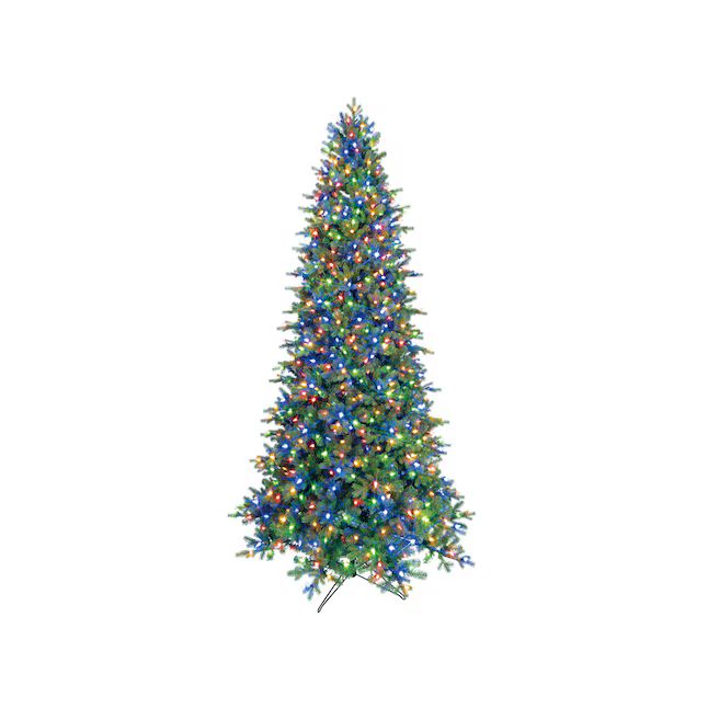 GE 9-ft Richmond Fir Pre-lit Artificial Christmas Tree with LED Lights | Lowe's