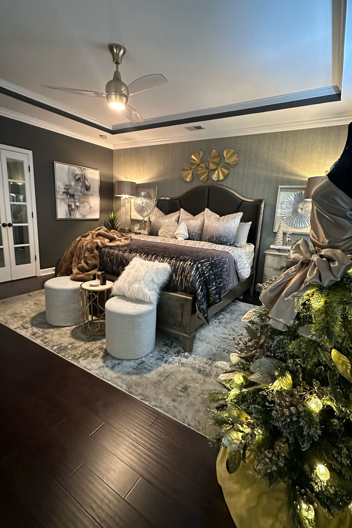 Lux Christmas Bedroom