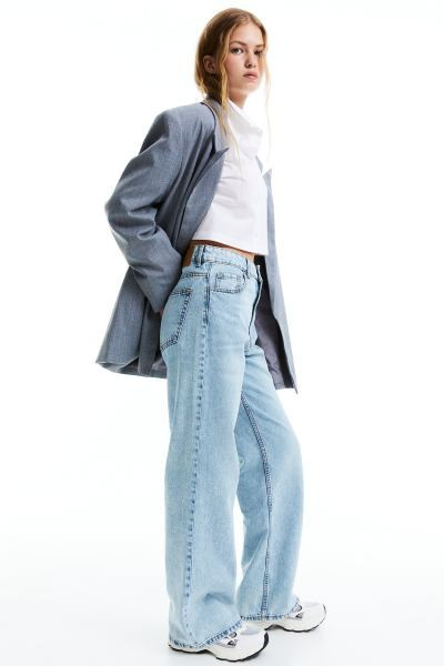 Wide High Jeans | H&M (FR, IT, ES, PT, BE)