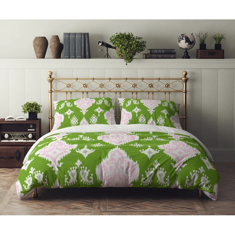POOLSIDE IKAT Collection Floral Comforter Set | Wayfair North America