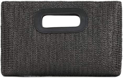 Fecialy Straw Clutch Top Handle Clutch Handbags for Women Raffia Evening Bag Woven Beach Summer B... | Amazon (US)