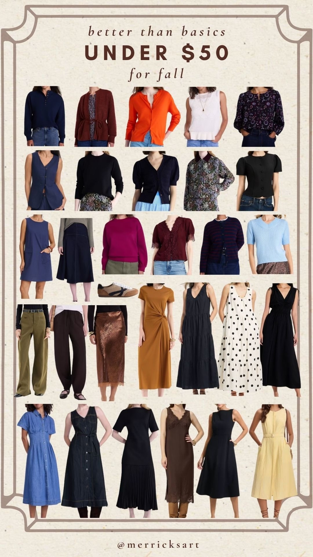 Some favorite better than basics under $50 for fall! 🤎🍂

#LTKSeasonal