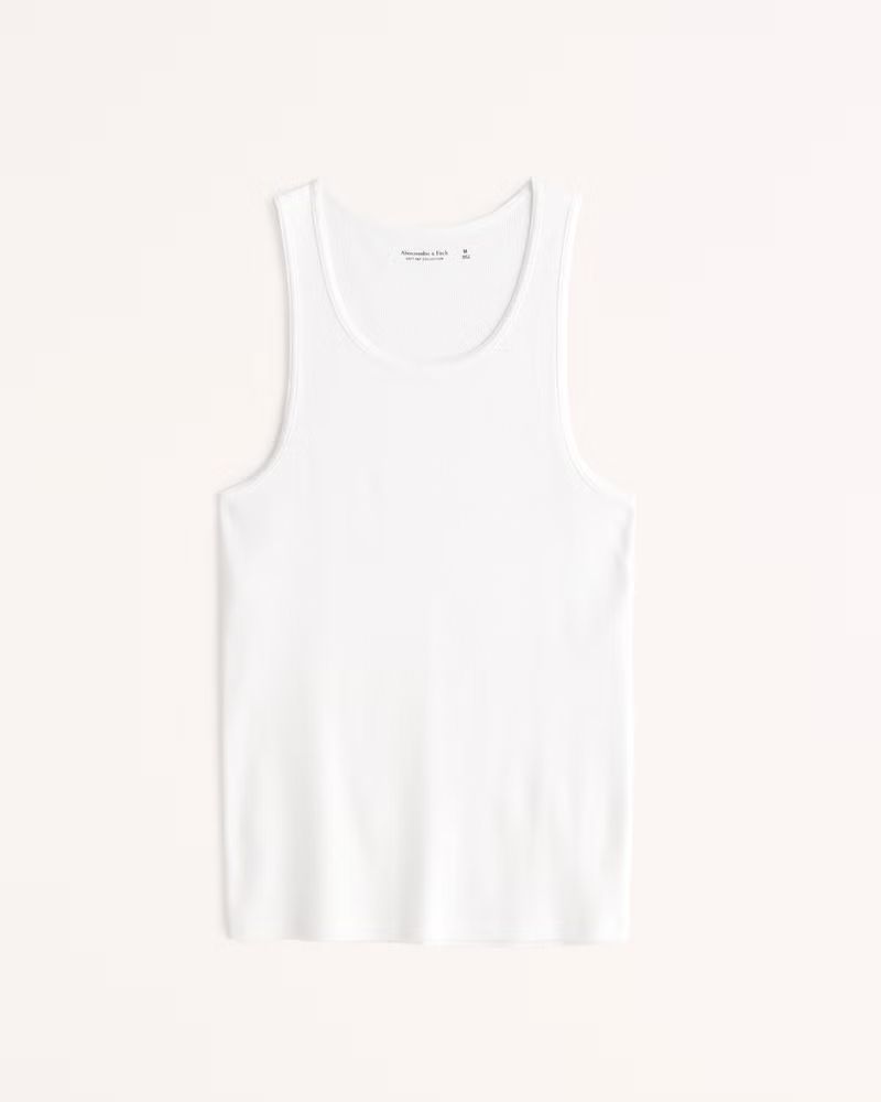 Essential Ribbed Tank | Abercrombie & Fitch (US)