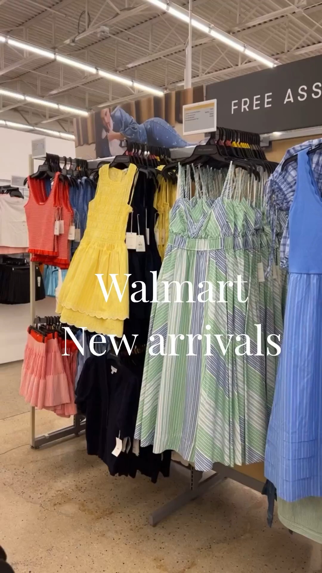 Walmart new arrivals for spring and summer! Dresses, short sleeve sweaters, denim and more. Click any product to see  more color options. #walmartfashion