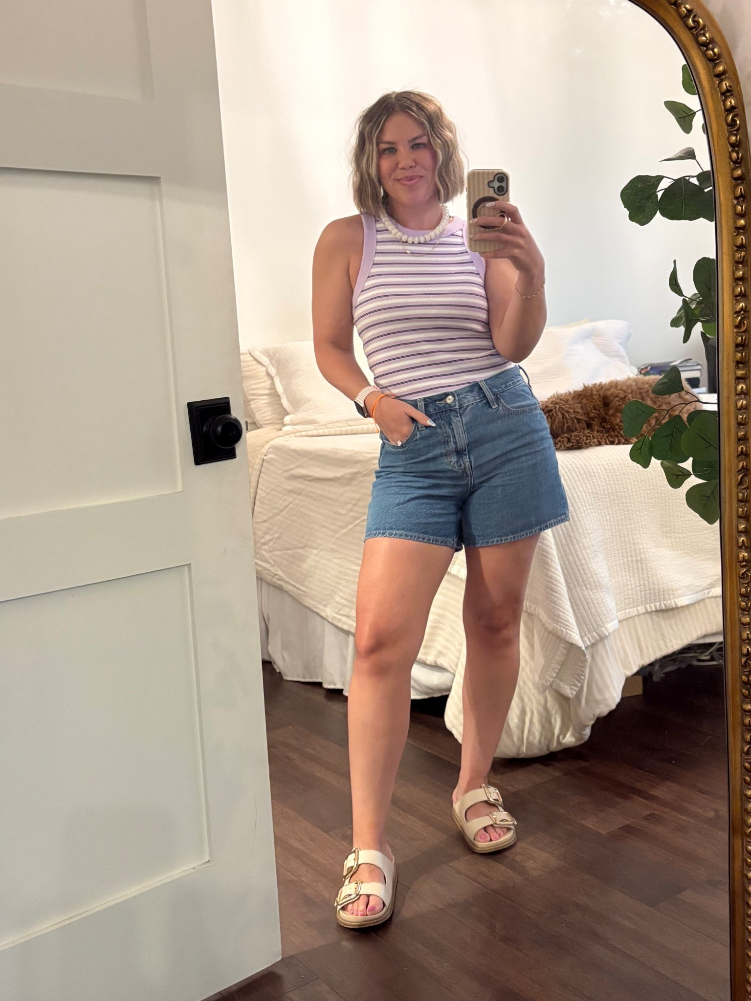 OOTD
Spring/Summer casual outfit!
These shorts from old navy are my new favorite, I have them in several washes and they are on major sale! I also have this tank in several colors as well and is a great staple and also on major sale!!! I linked some similar sandals. I don’t know about you but I am loving chunky beaded necklaces and this is a great one because it will go with anything!!
#ootd #outfitidea #casualoutfit #outfitinspo #salealert #oldnavy #oldnavystyle #jeanshorts #basicstaplepiece #summeroutfit #springoutfit #everydayoutfit #momstyle #sale #chunkybeadednecklace #amazonfashion


#LTKSeasonal #LTKootd #LTKSaleAlert