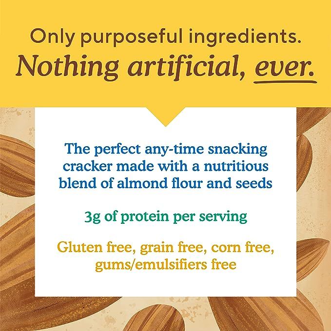 Simple Mills Almond Flour Crackers, Sundried Tomato & Basil - Gluten Free, Vegan, Healthy Snacks,... | Amazon (US)