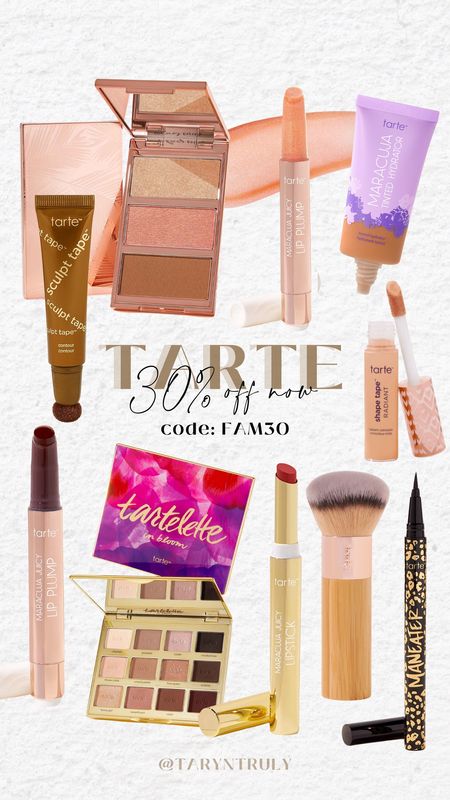 Tarte 30% off sale happening now! 

#LTKbeauty #LTKsalealert