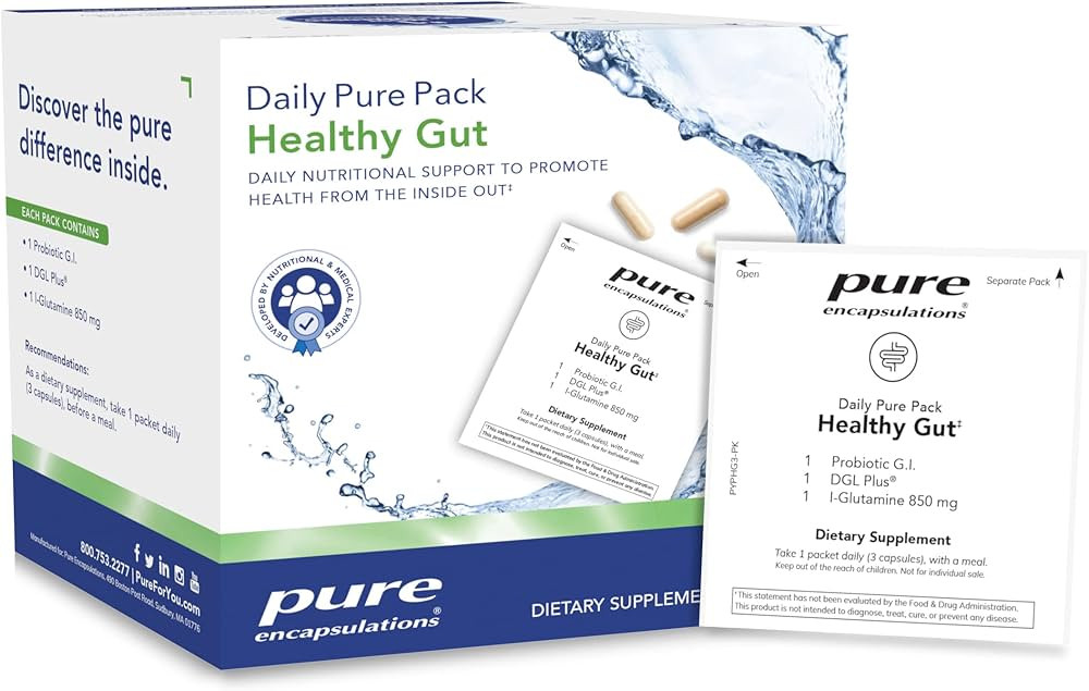 Pure Encapsulations Healthy Gut | Daily Pure Pack | 28 Packets | Amazon (US)