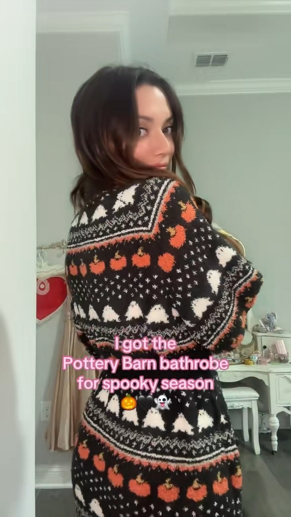 Pottery barn Halloween robe for spooky season! Currently 40% off

#LTKfindsunder100 #LTKsalealert #LTKSeasonal