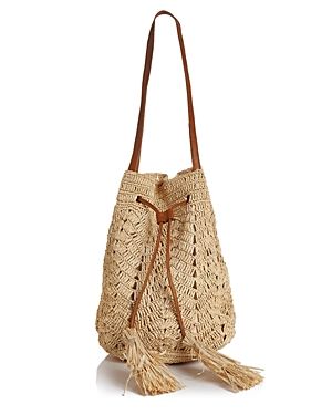 mar Y sol Sanibel Raffia Drawstring Bucket Bag | Bloomingdale's (US)