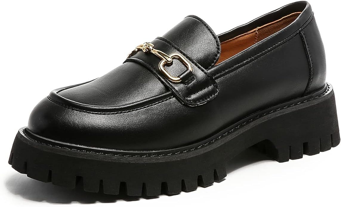 MACNMEUU Platform Loafers for … curated on LTK