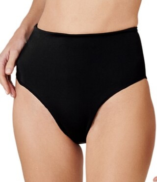 High Waist Moderate Coverage Swim Bottom | Dillard's