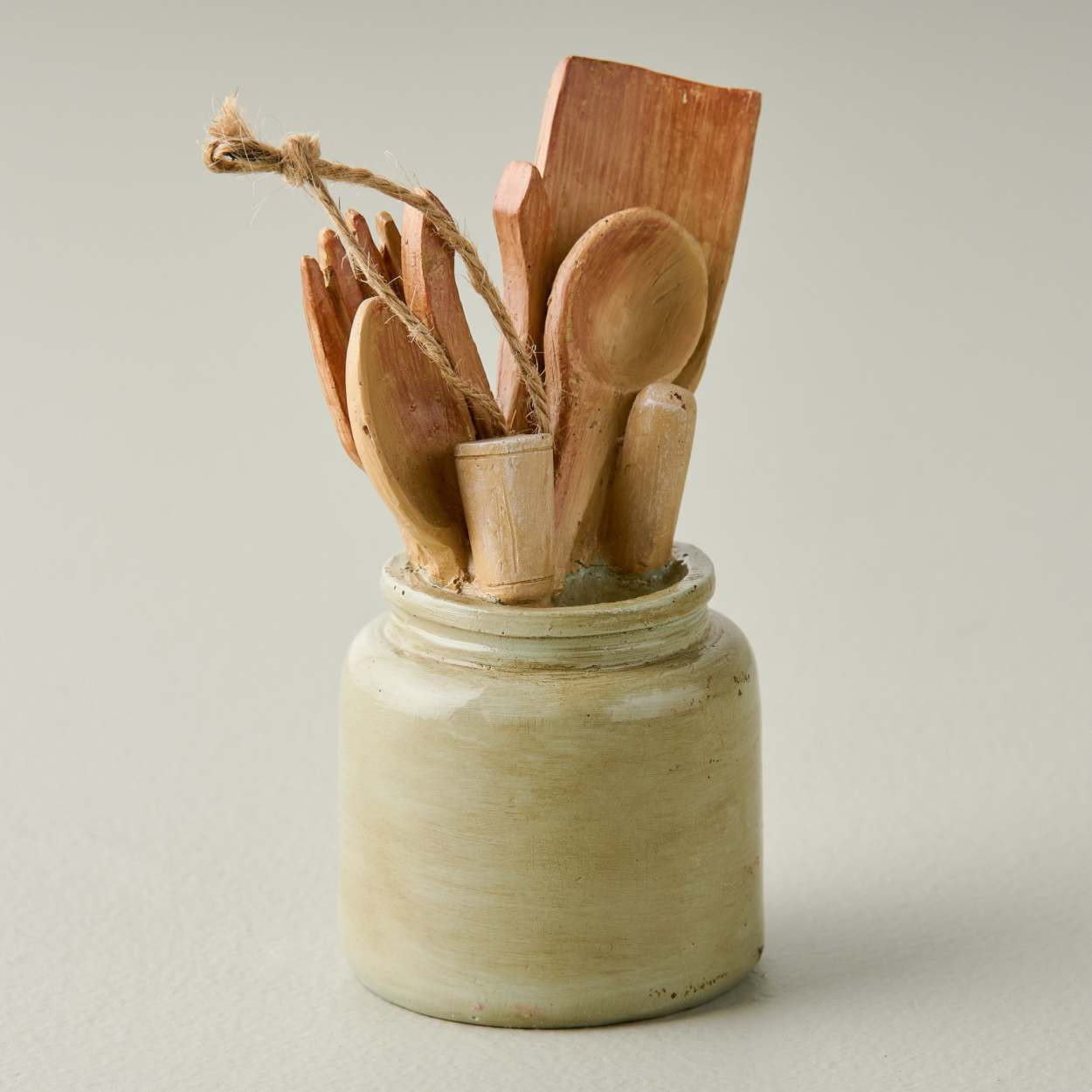 Kitchen Utensils in Crock Ornament | Magnolia