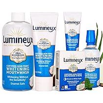 Lumineux Oral Essentials Teeth Whitening Toothpaste and Whitening Mouthwash Bundle - 14 Whitening St | Amazon (US)
