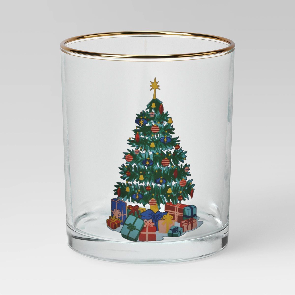 13.8oz Christmas Glass Tree Tumbler - Threshold™ | Target